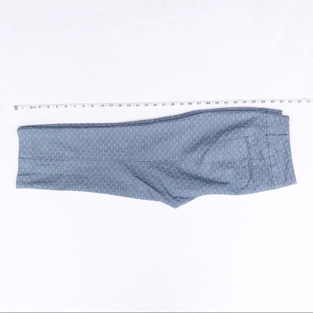 Ann Taylor Petite Signature Cropped Capris Textured Comfortable Casual Pants 10P - Picture 4 of 6
